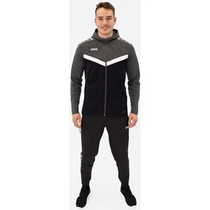 JAKO Herren_Kapuzensweat_Kapuzenjacke_Iconic A4T027JU6824 801 schwarz/anthrazit