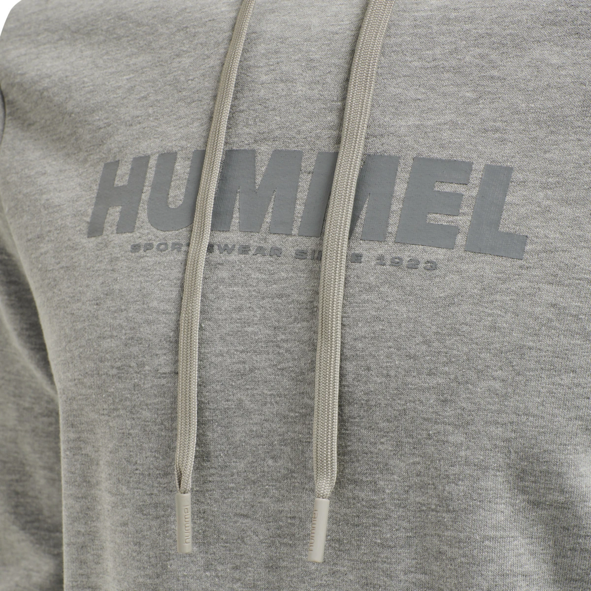 HUMMEL hmlLEGACY_LOGO_HOODIE_PLUS 218423 2006 GREY MELANGE