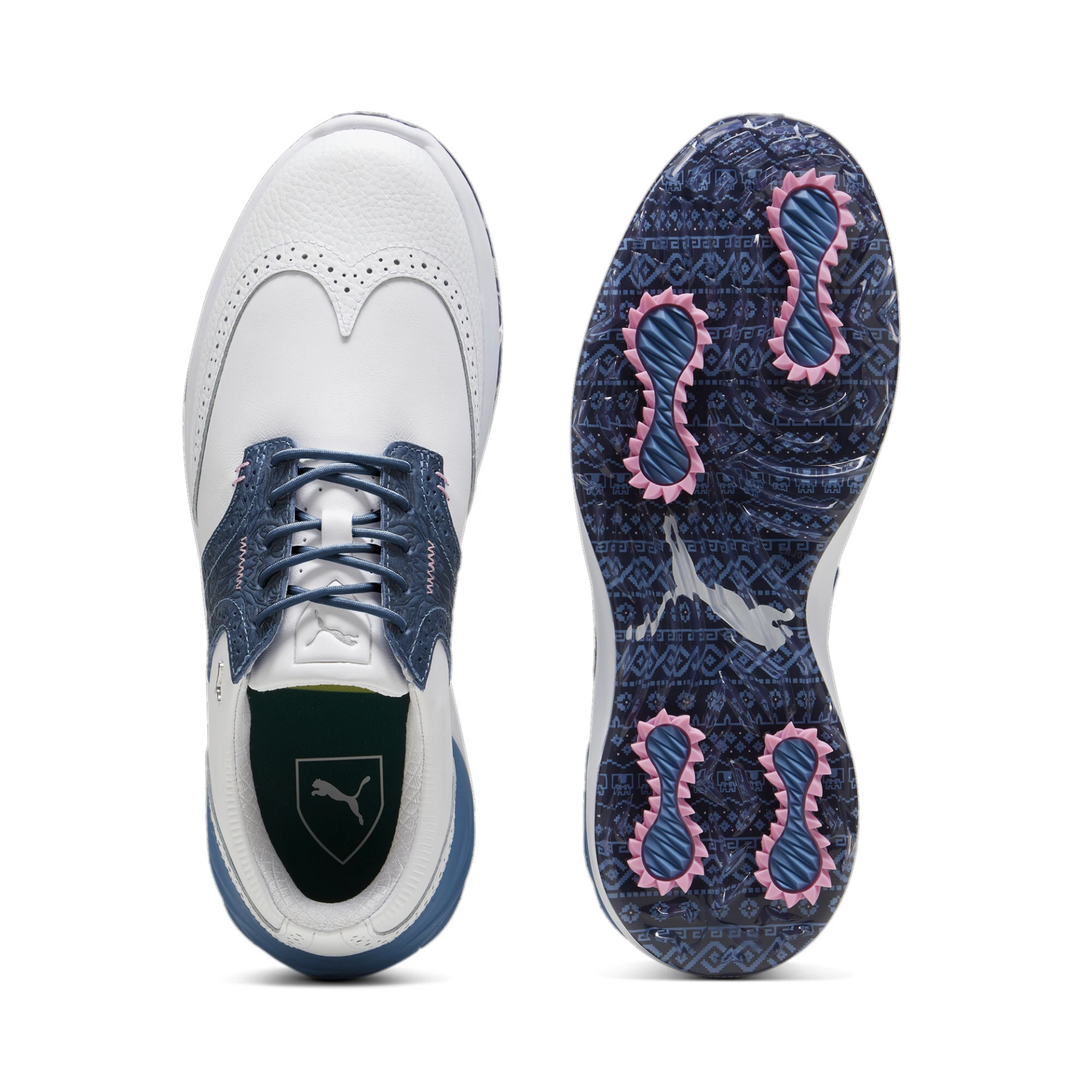 PUMA Phantomcat_NITRO_Fair_Isle 310223 001 PUMA White-Blue Horizon