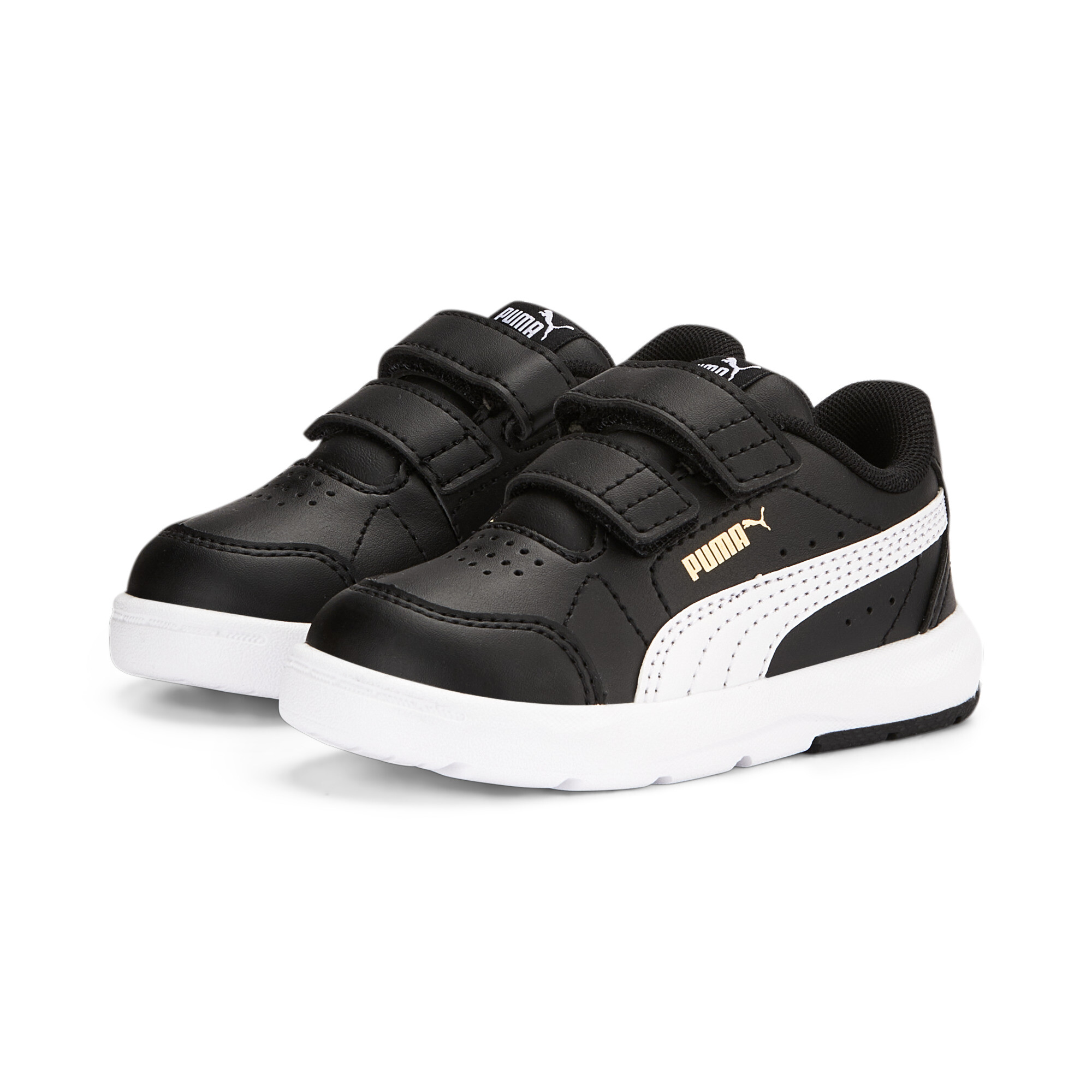 PUMA Puma_Evolve_Court_V_Inf 389146 004 PUMA BLACK-PUMA WHITE-PUMA
