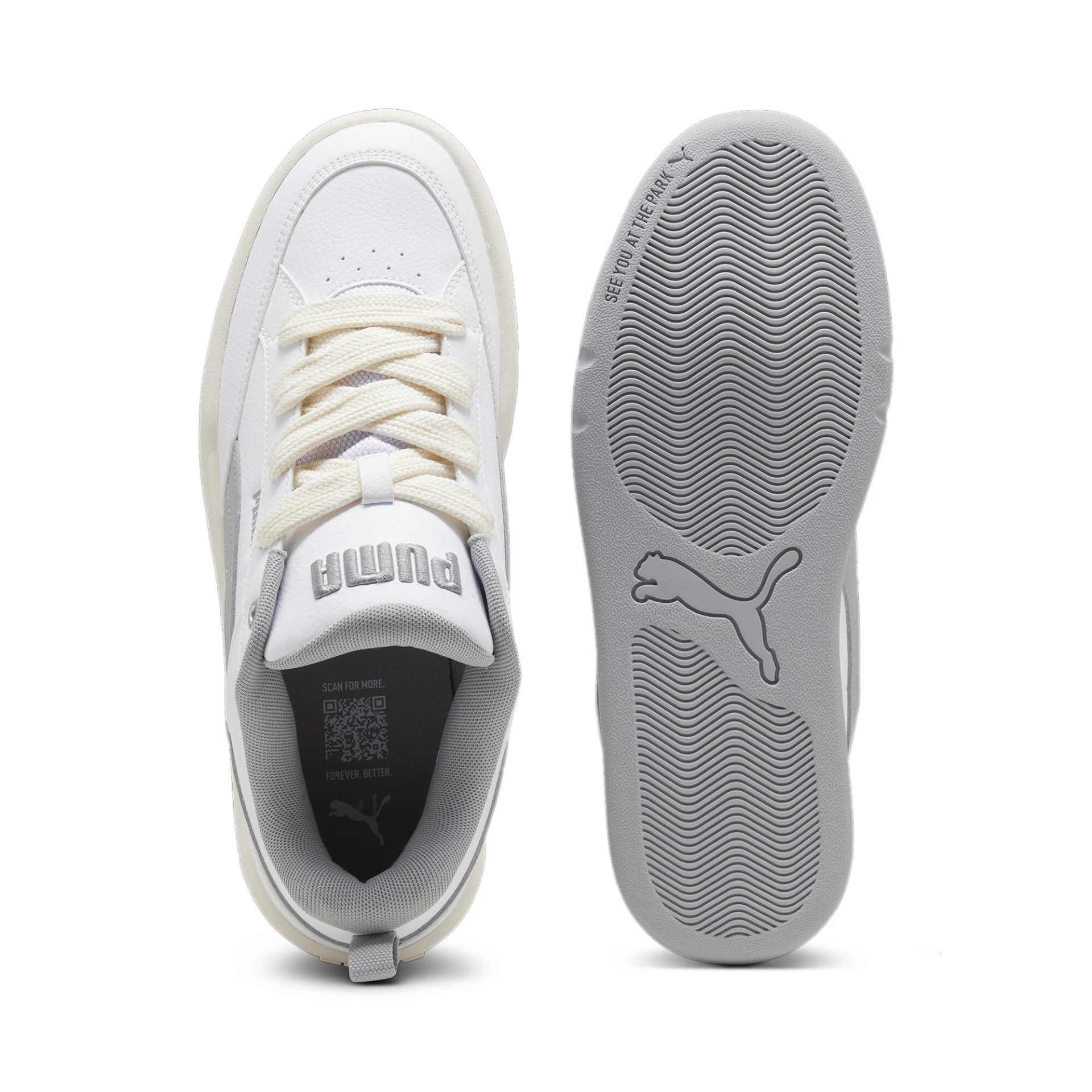 PUMA Park_Lifestyle 395084 001 PUMA WHITE-SMOKEY GRAY-SUG