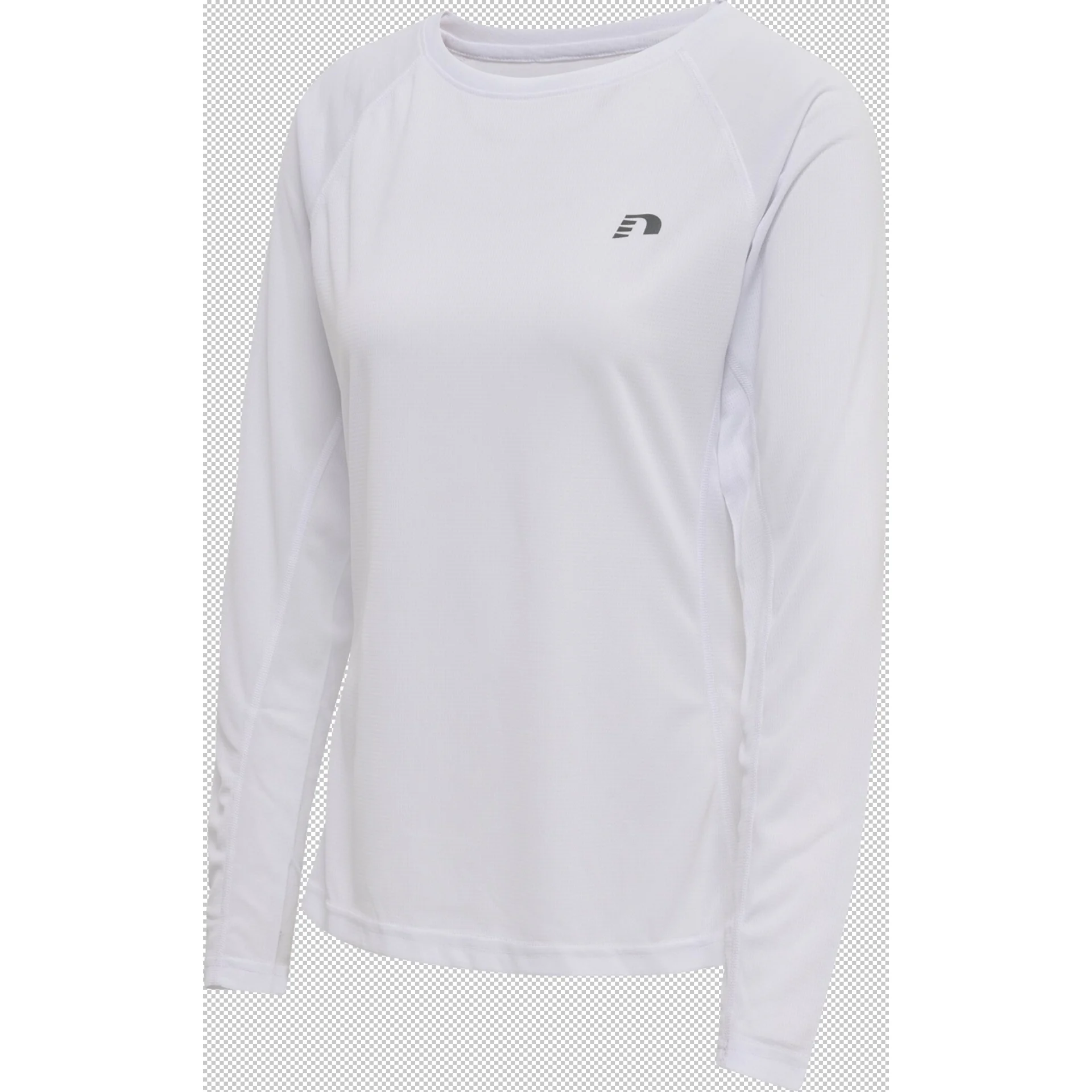 NEWLINE Damen_Shirt_WOMENS_CORE_RUNNING_T_SHIRT_L_S 500103 9001 WHITE