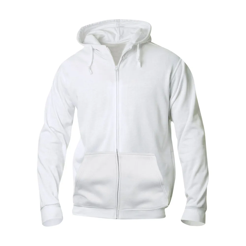 CLIQUE Basic_Hoody_Full_Zip 021034 00 weiß