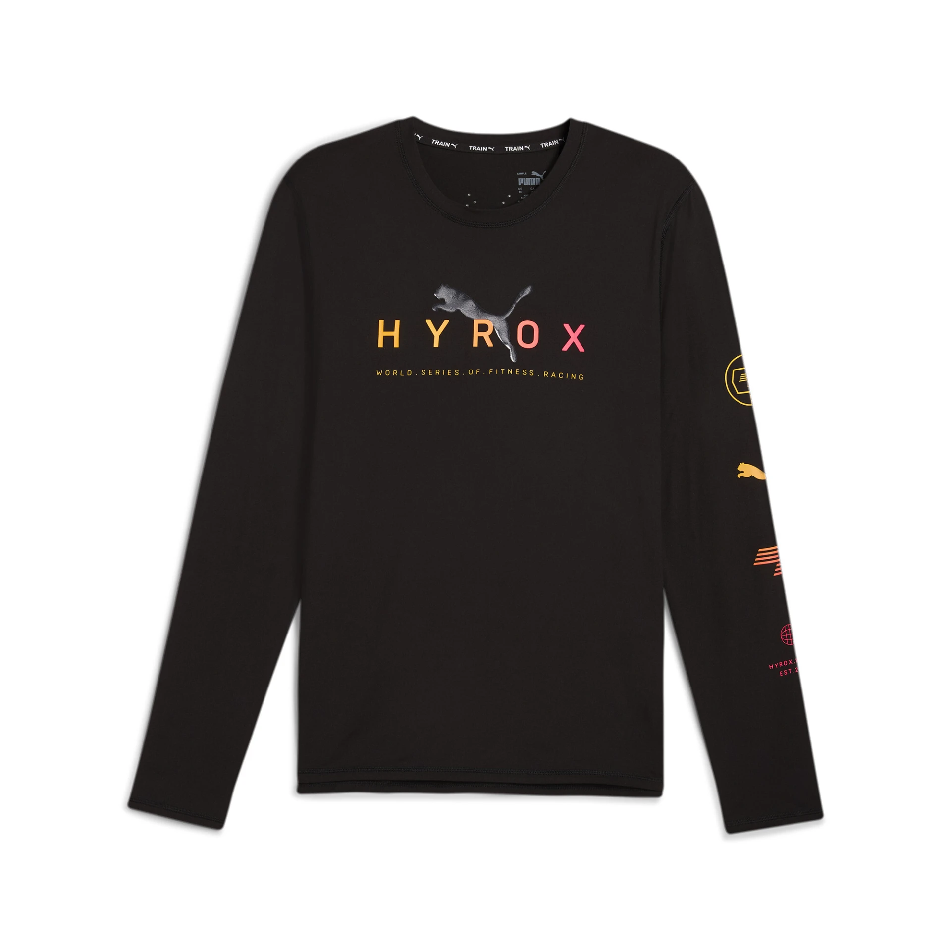PUMA HYROX_x__Run_Cloudspun_LS_Tee 526919 001 PUMA BLACK