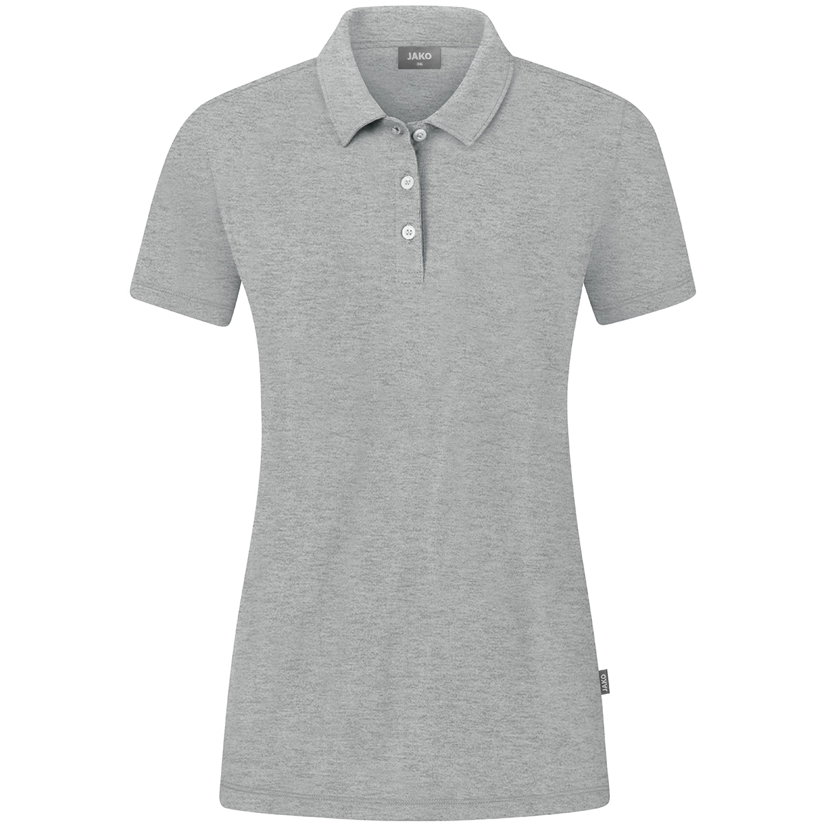 JAKO Polo_Organic_Stretch A4T023DAC6321D 520 hellgrau meliert