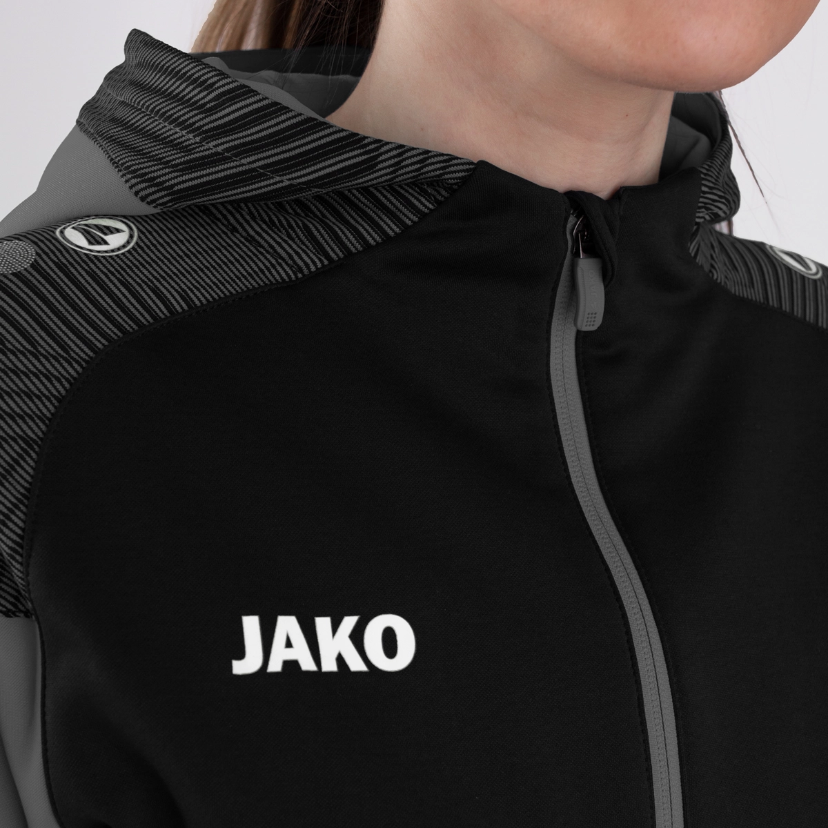 JAKO Kapuzenjacke_Performance 6822K 804 schwarz/anthra light