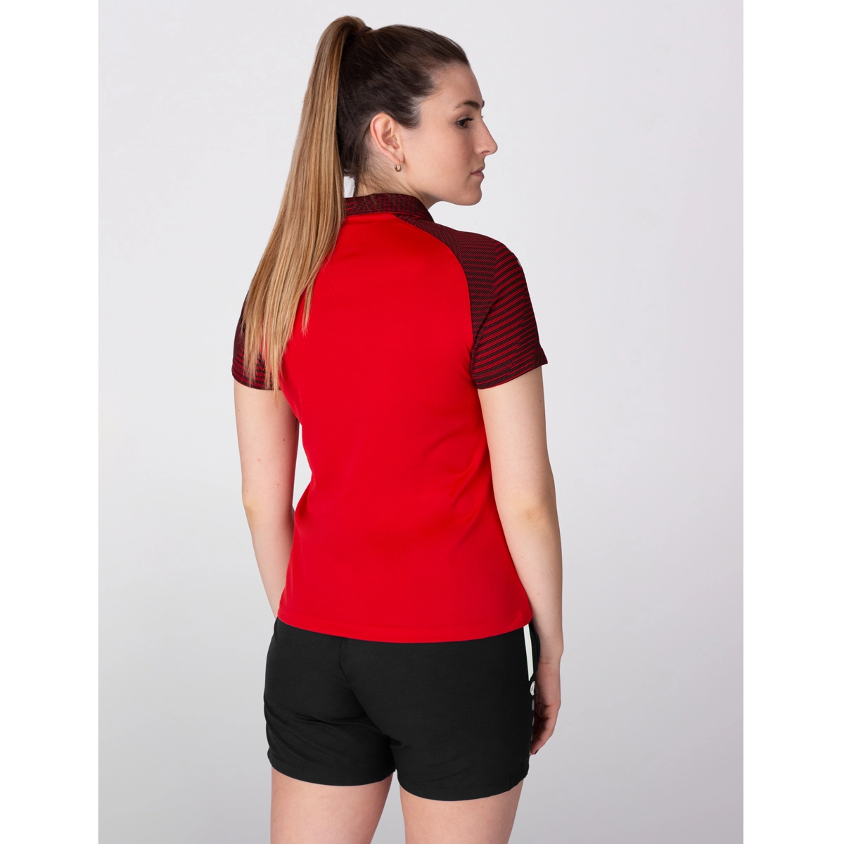 JAKO Polo_Performance 6322D 101 rot/schwarz