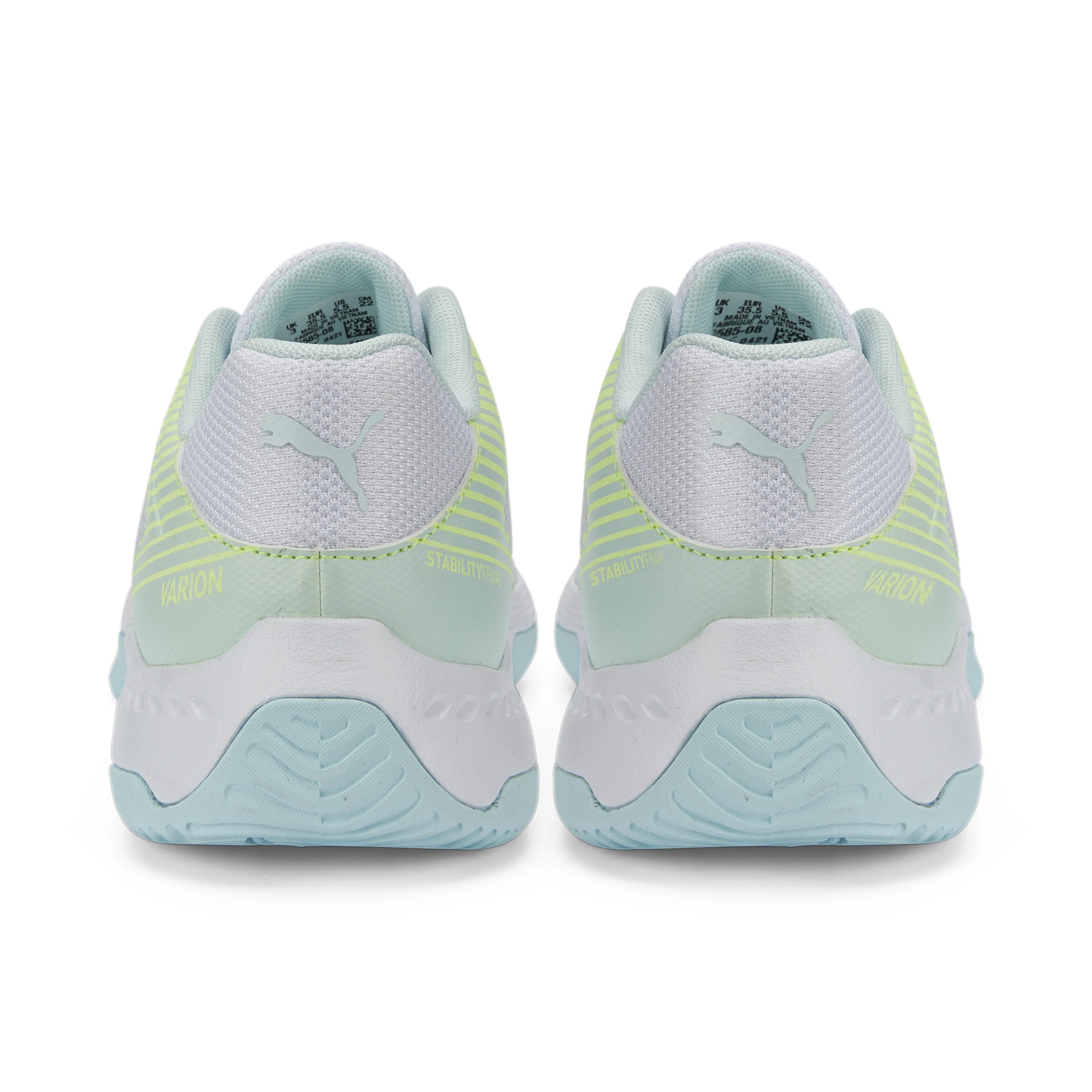 PUMA Varion_Jr 106585 008 PUMA WHITE-NITRO BLUE-FIZZ