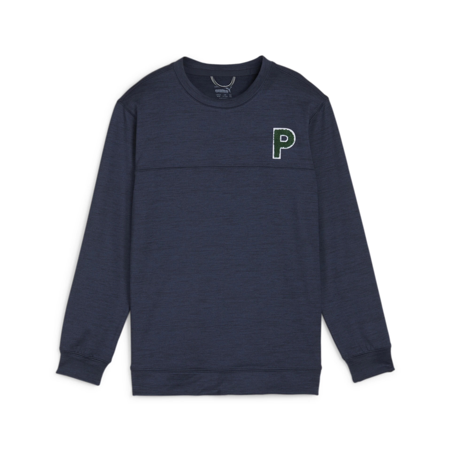 PUMA Boys_Cloudspun_Crewneck 625781 001 Deep Navy