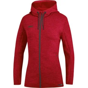 JAKO Damen_Kapuzenjacke_Premium_Basics A4T023DA6829D 01 rot meliert
