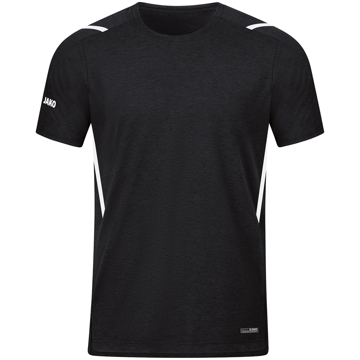 JAKO T_Shirt_Challenge 6121D 501 schwarz meliert/weiß