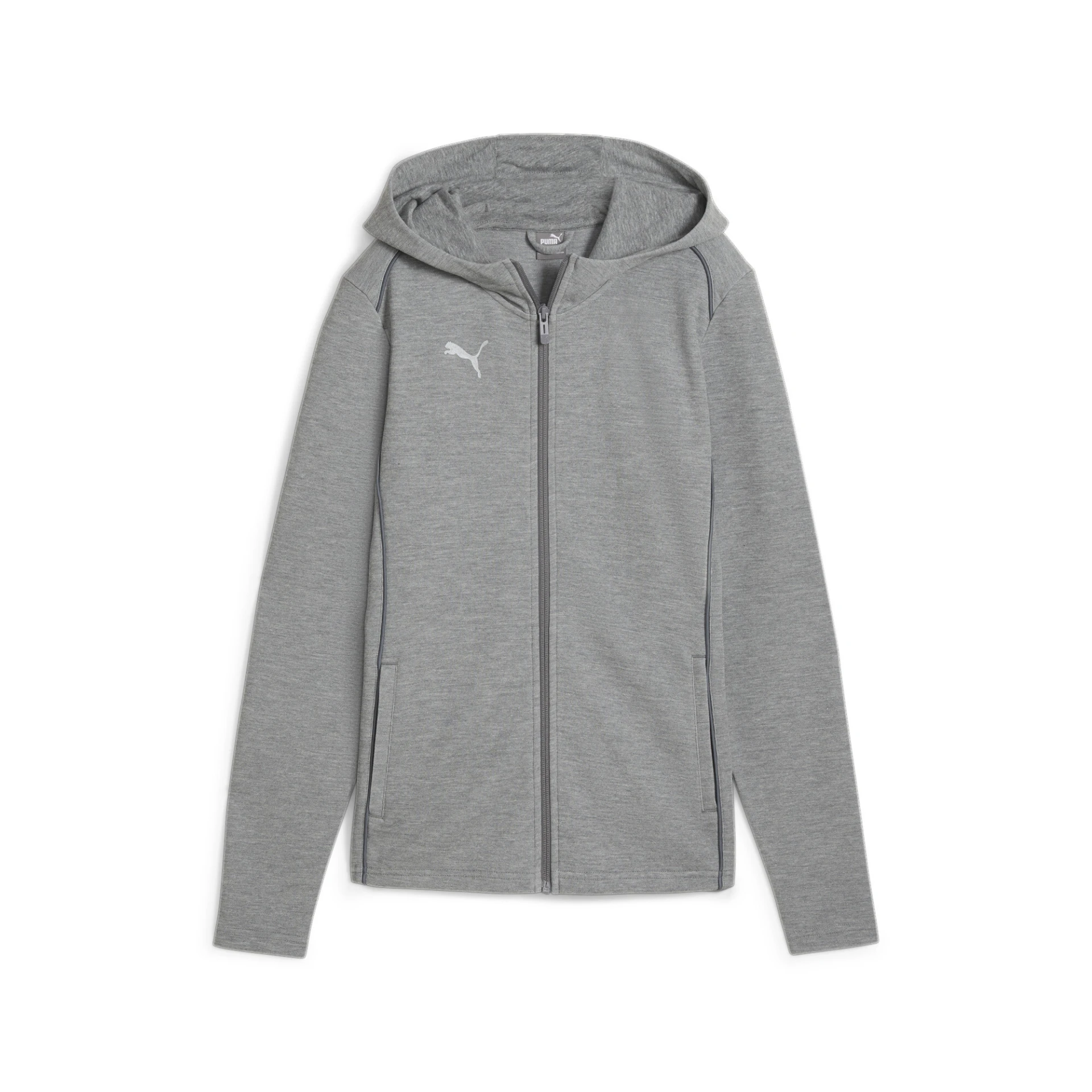 PUMA teamFINAL_Casuals_Hooded_Jkt_Wmn 658531 033 Medium Gray Heather-PUMA S