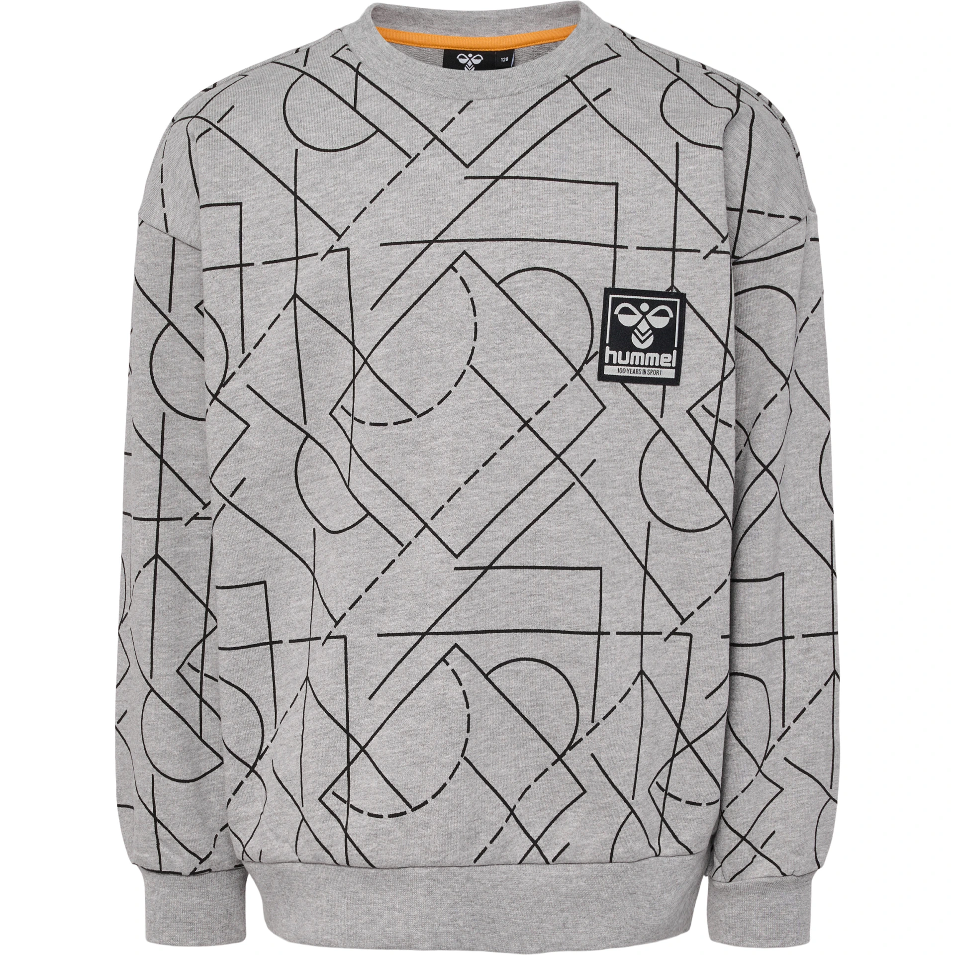 HUMMEL hmlTREVOR_SWEATSHIRT___GREY_MELANGE___152 217646 2006 GREY MELANGE