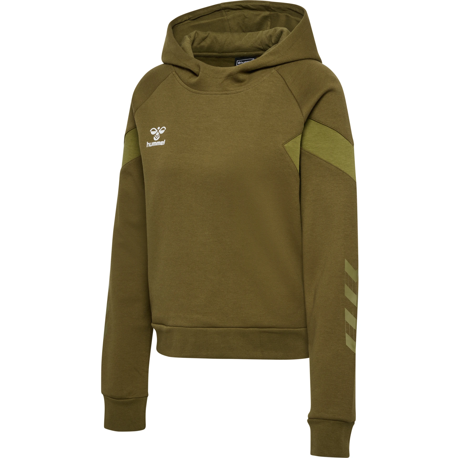 HUMMEL hmlTRAVEL_SWEAT_HOODIE_WOMAN 220296 6599 MILITARY OLIVE