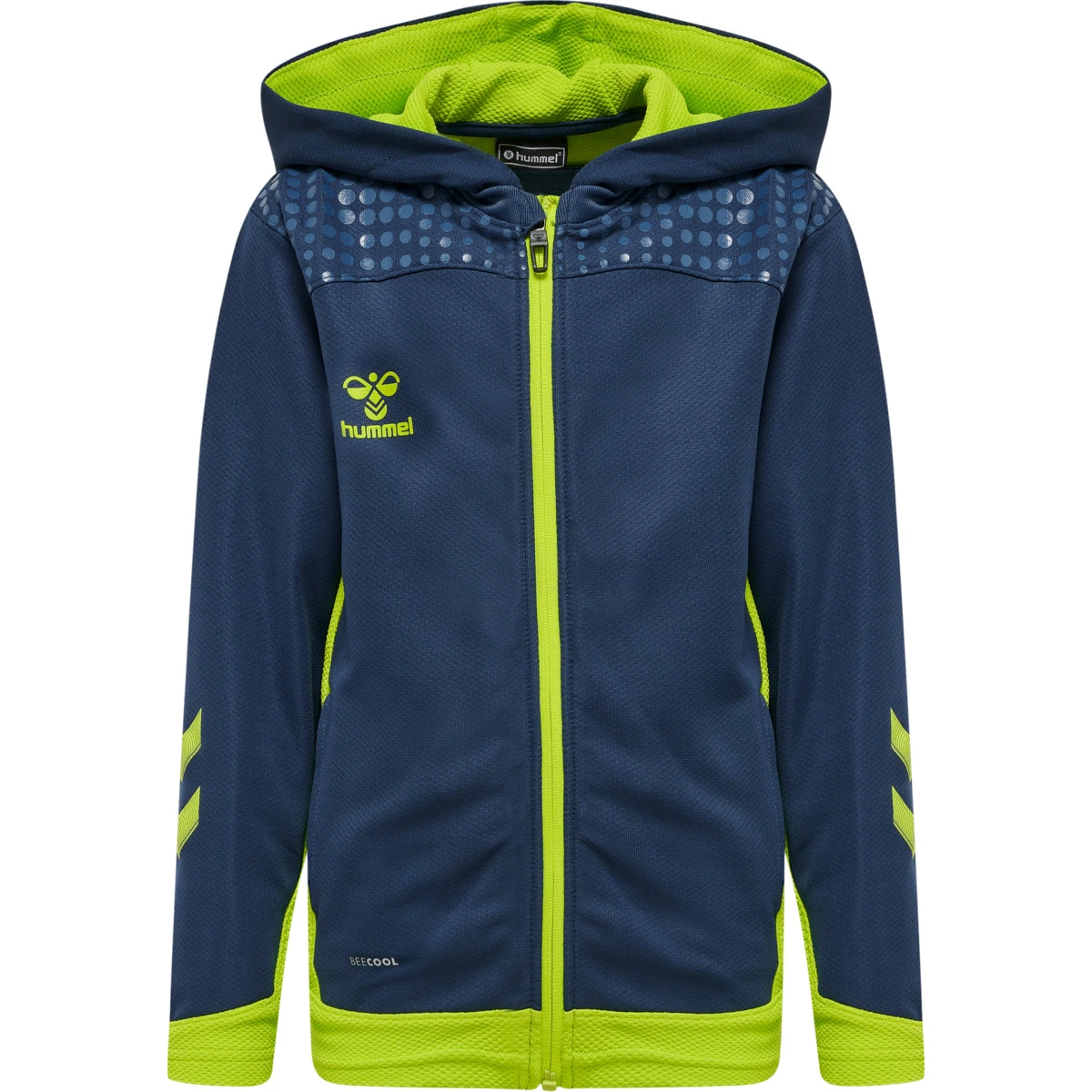 HUMMEL HUMMEL_Kinder_Kapuzensweat_LEAD_ZIP_POLY 207412 7642 DARK DENIM