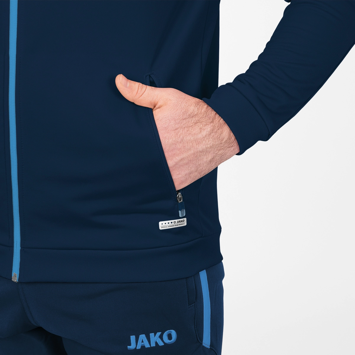 JAKO Kinder_Polyesterjacke_Champ_20 9320K 95 marine/darkblue/skyblue