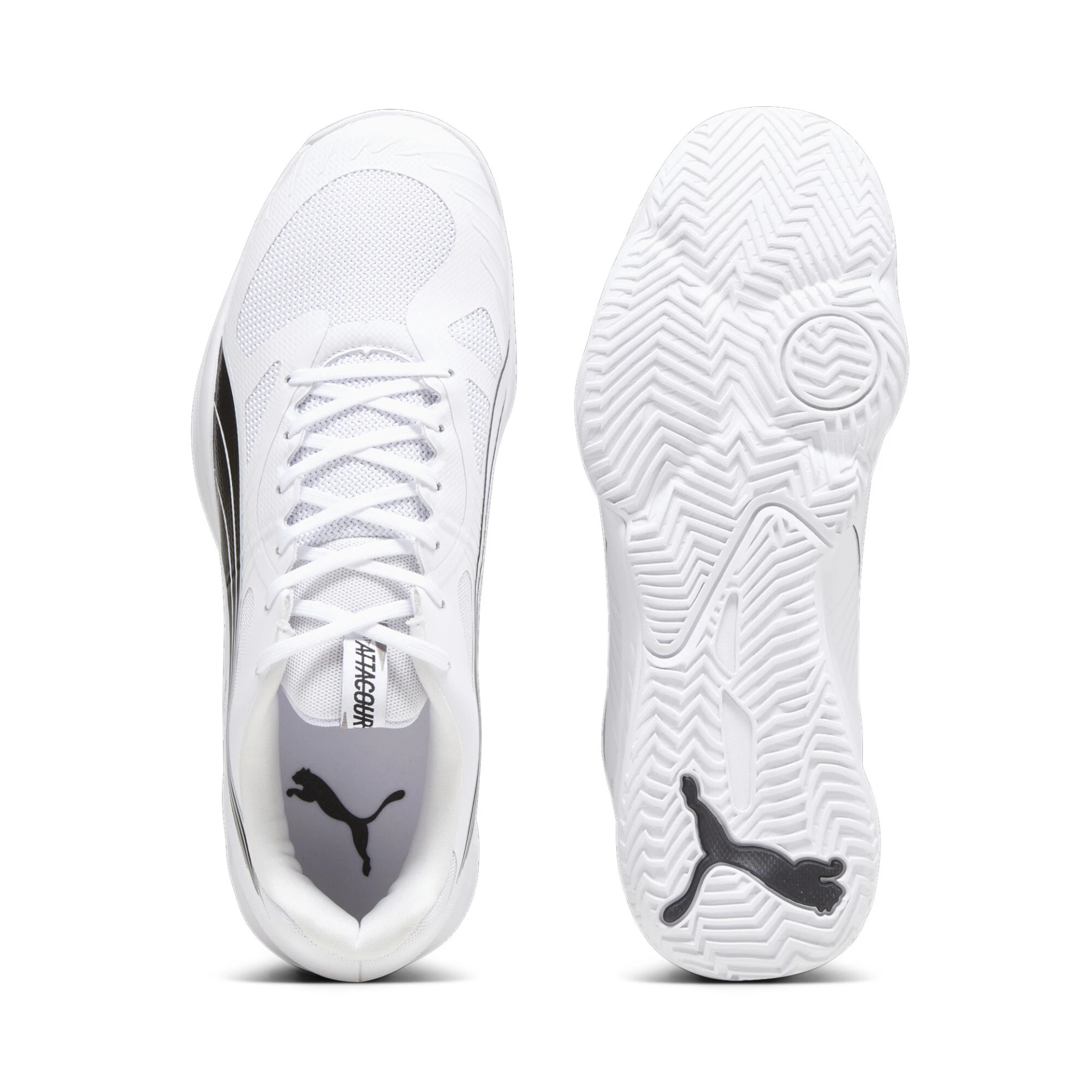 PUMA Attacourt 107339 001 PUMA WHITE-PUMA BLACK-CONC