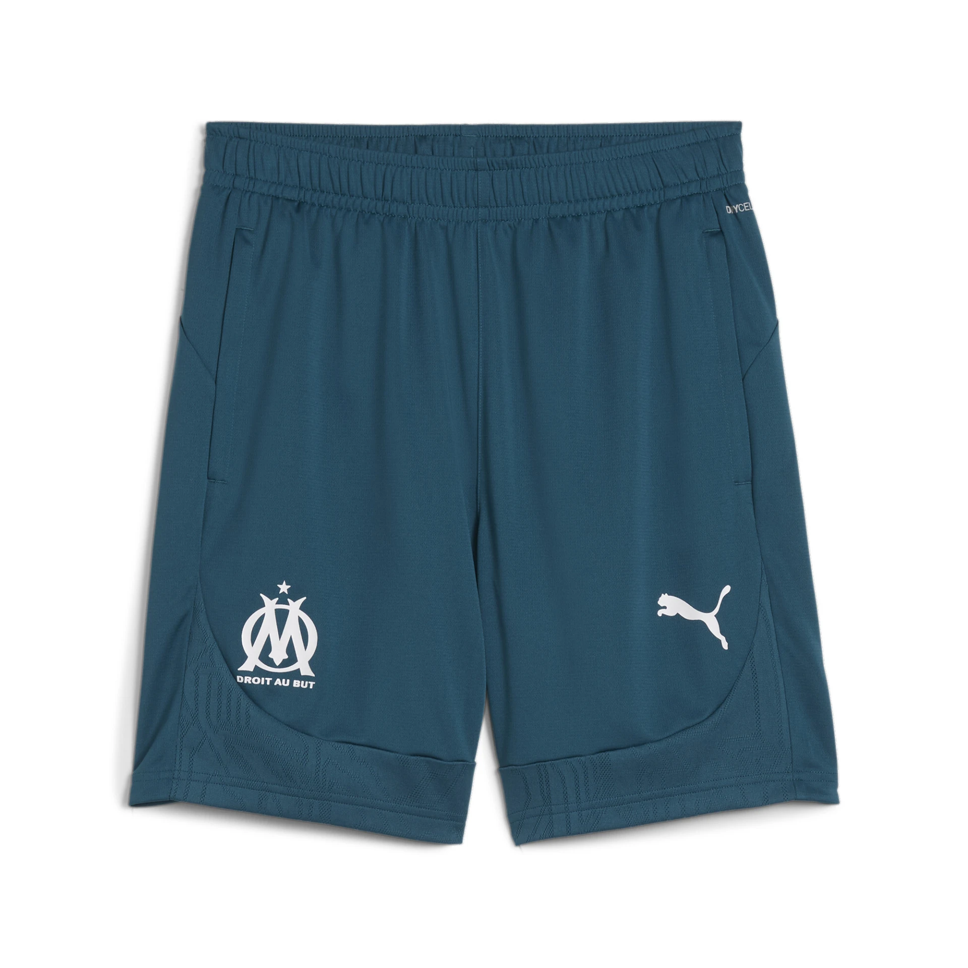 PUMA OM_Training_Shorts 778246 015 Ocean Tropic-PUMA White