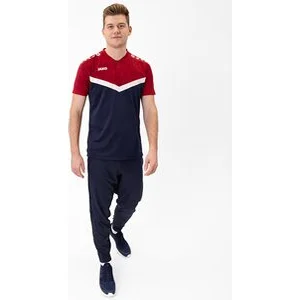 JAKO Herren_Polo_Polo_Iconic A4T024HR6324 901 marine/chili rot