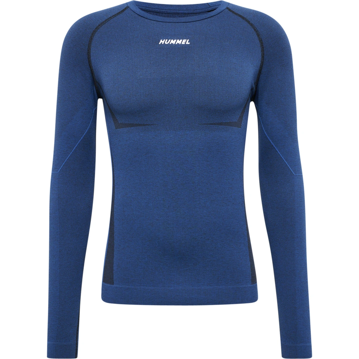 HUMMEL Herren_Shirt_hmlTE_MIKE_SEAMLESS_T_SHIRT_L_S 213759 7957 INSIGNIA BLUE/BLACK MELAN