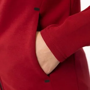 JAKO Damen_Kapuzenjacke_Premium_Basics A4T023DA6829D 01 rot meliert