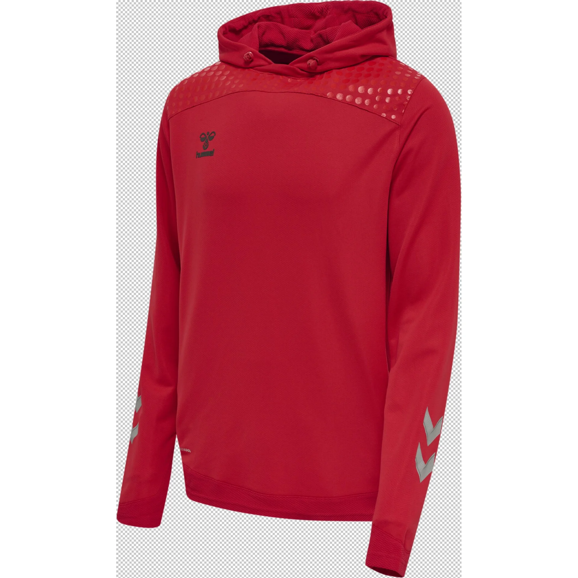 HUMMEL Herren_Kapuzensweat_hmlLEAD_POLY 207409 3062 TRUE RED