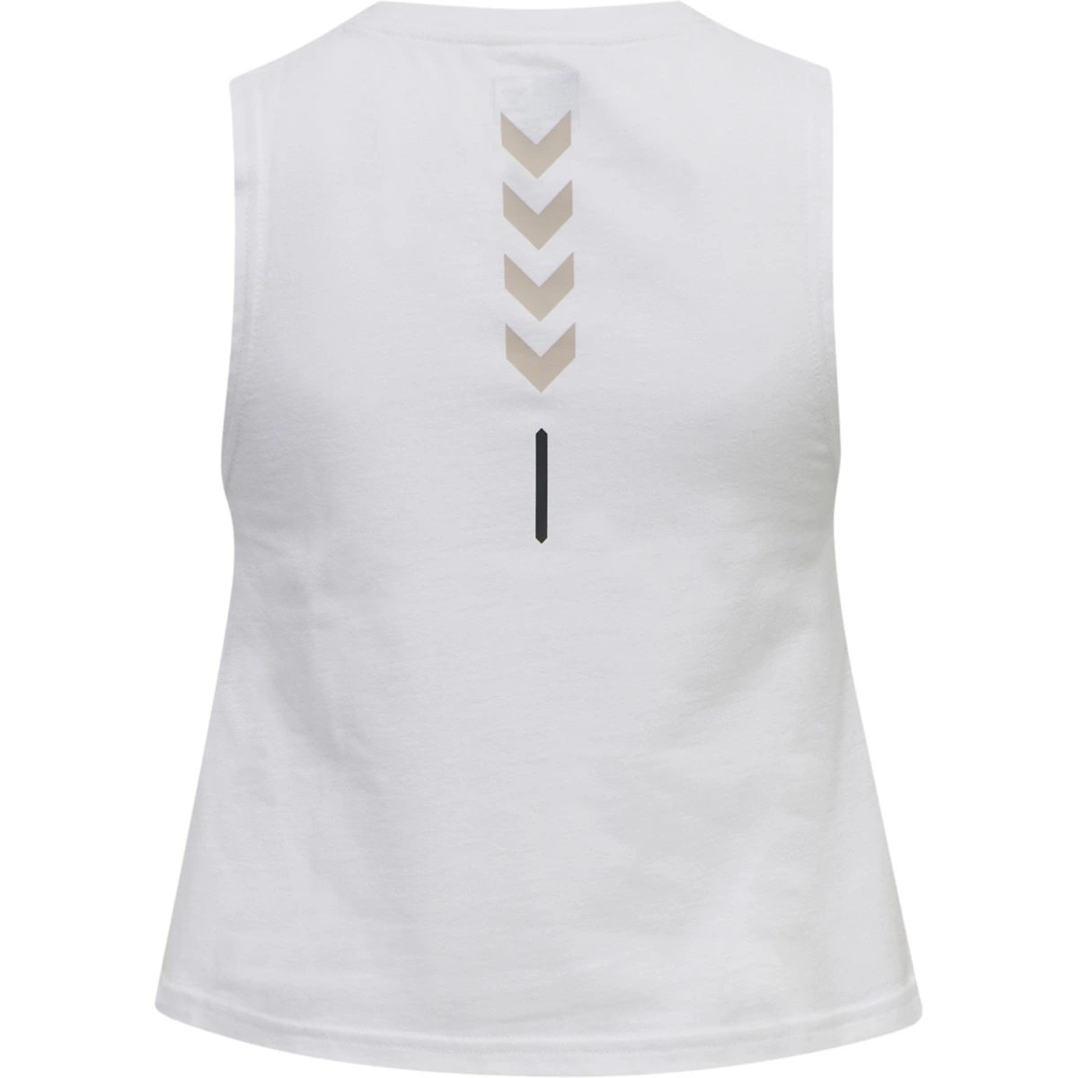 HUMMEL hmlTE_CALI_2_PACK_CROP_COT_TANKTOP 214973 2144 BLACK/WHITE DRIFTWOOD