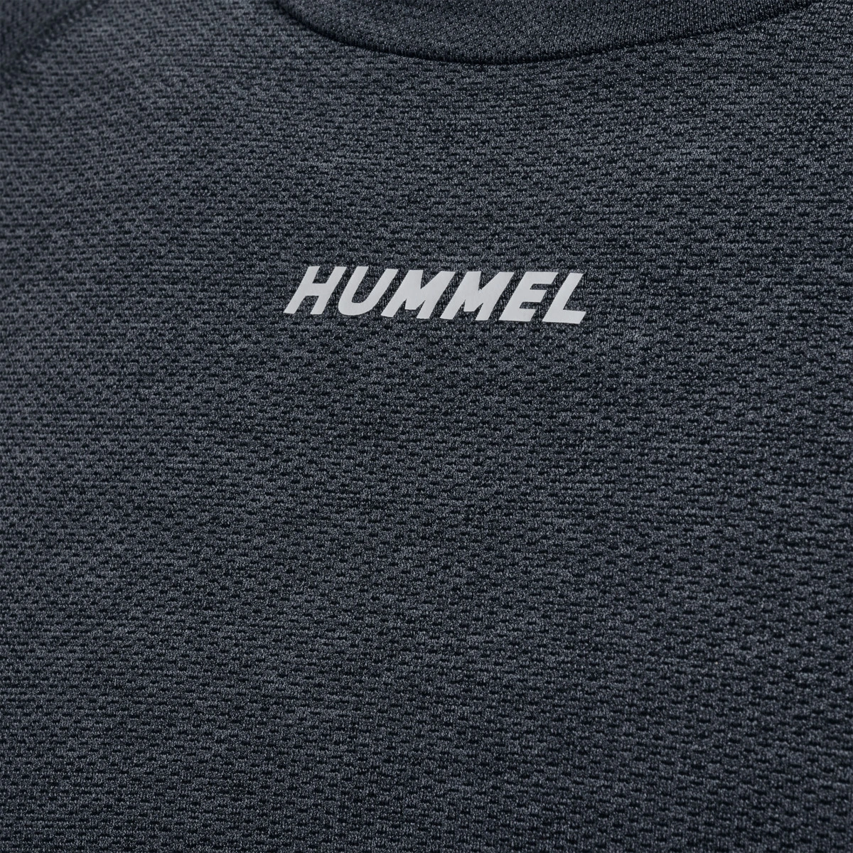 HUMMEL HUMMEL_Herren_Shirt_hmlTE_MIKE_SEAMLESS_T_SHIRT_L_S 213759 1038 BLACK/ASPHALT MELANGE