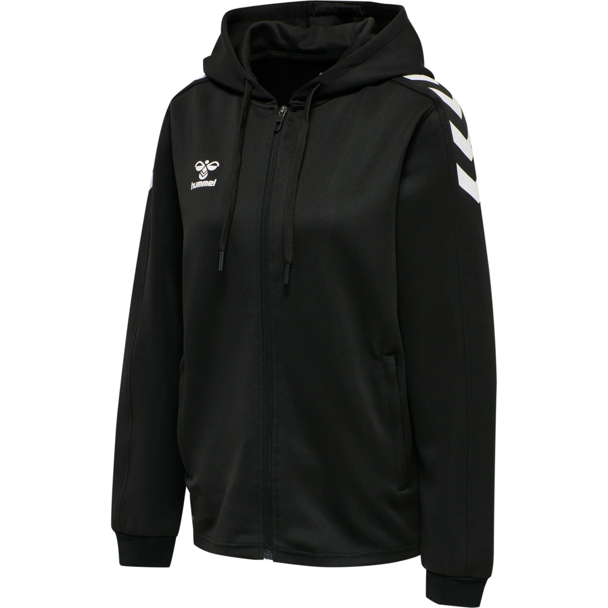 HUMMEL HUMMEL_Female_hmlCORE_XK_POLY_ZIP_HOOD_SWEAT_WOMAN 212650 2001 BLACK