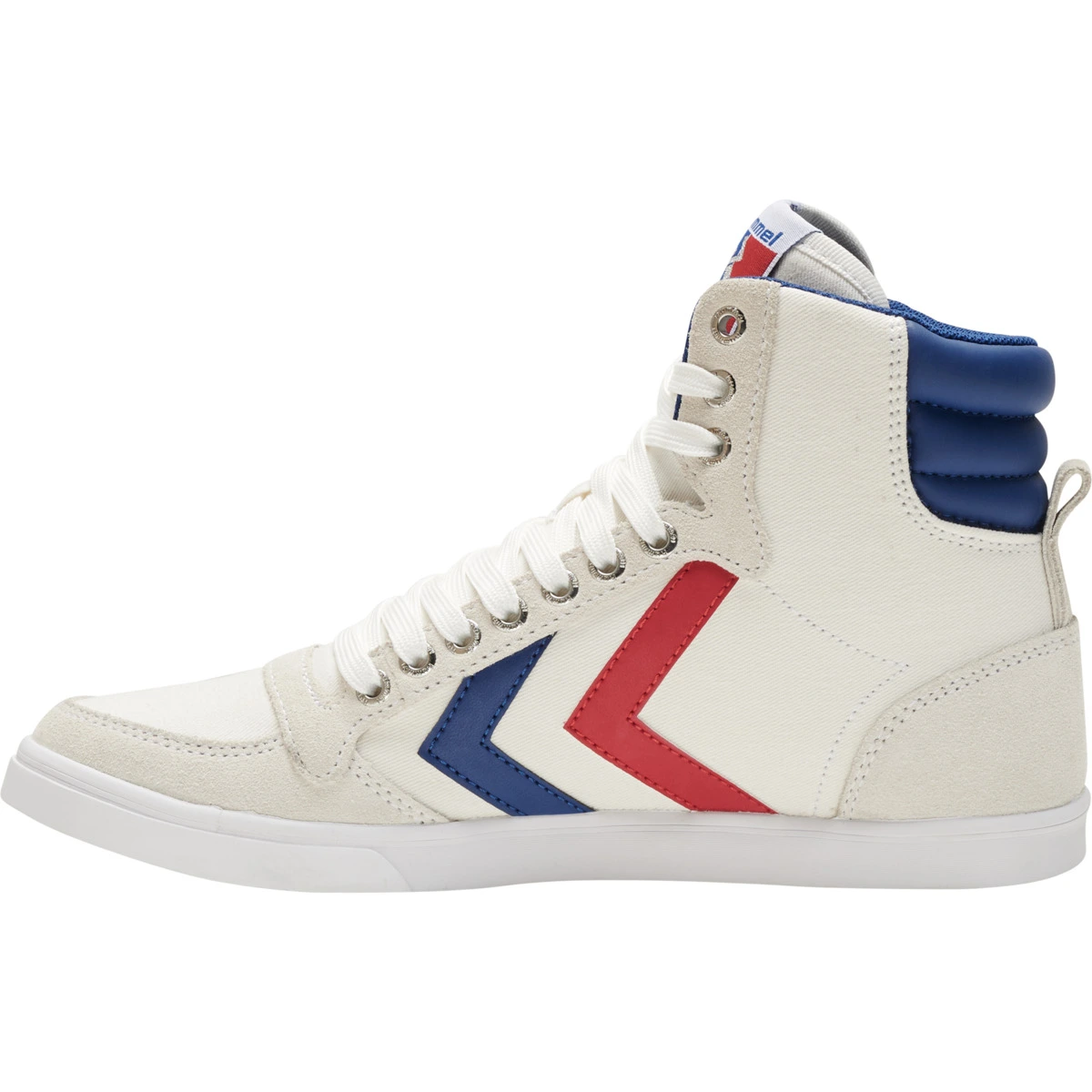 HUMMEL Herren_Freizeitschuhe_Slimmer_Stadil_High 63511 9228 WHITE/BLUE/RED/GUM
