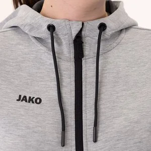 JAKO Damen_Kapuzenjacke_Premium_Basics A4T023DA6829D 40 hellgrau meliert