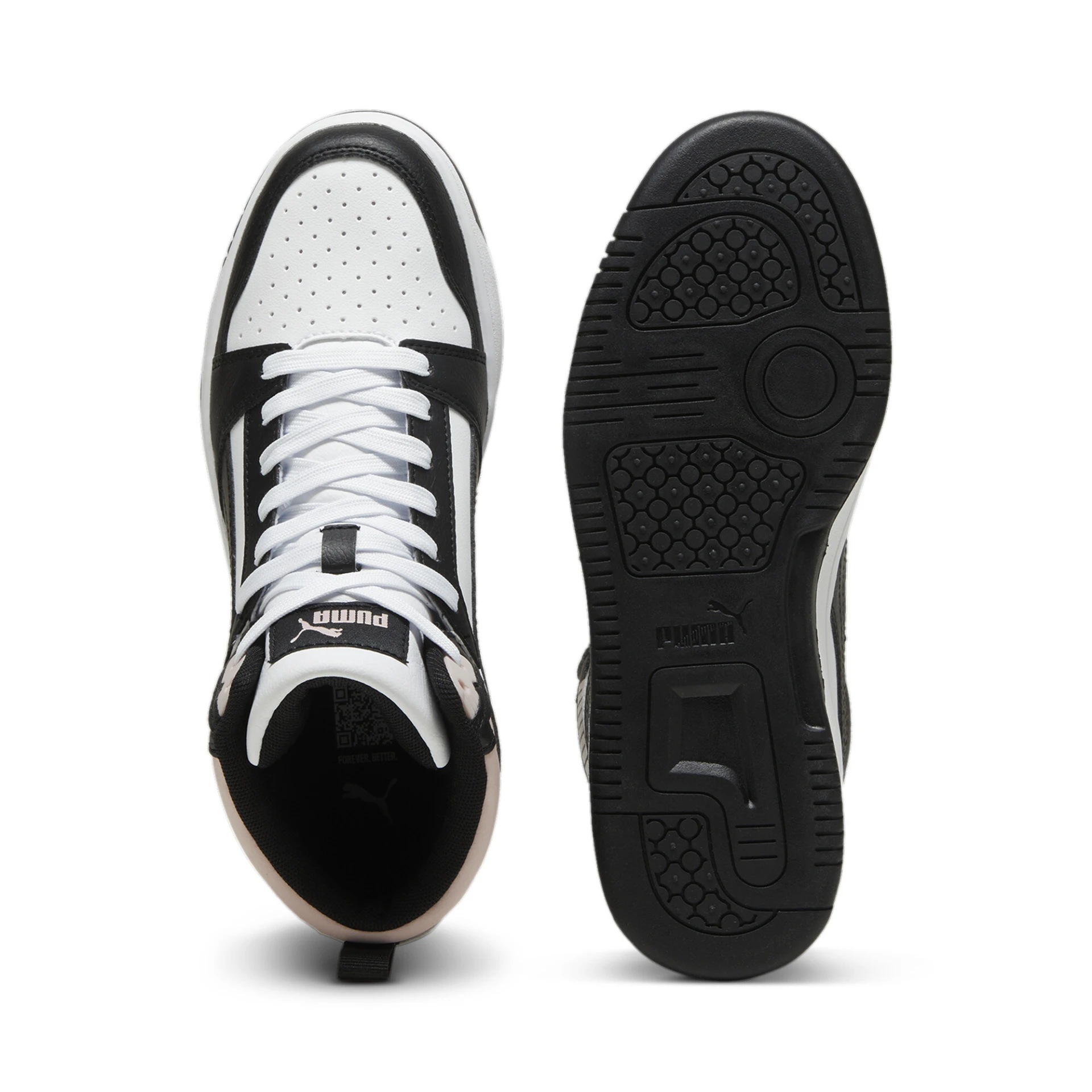 PUMA Rebound_v6 392326 026 PUMA White-PUMA Black-Mauv
