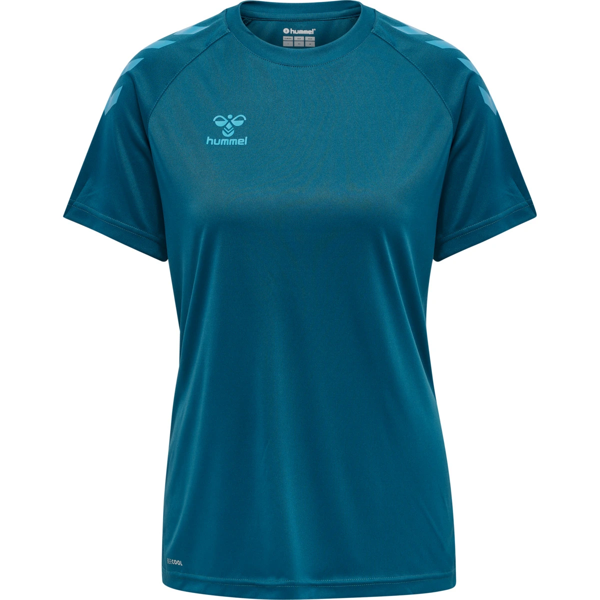 HUMMEL HUMMEL_Female_hmlCORE_XK_CORE_POLY_T_SHIRT_S_S_WOMAN 211944 7058 BLUE CORAL