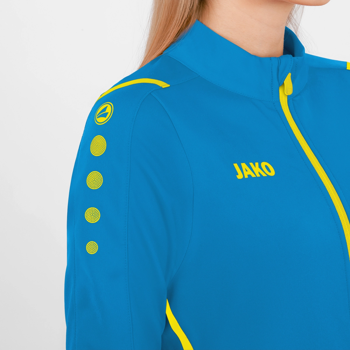 JAKO Polyesterjacke_Challenge 9321 443 JAKO blau/neongelb