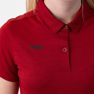 JAKO Damen_Polo_Premium_Basics A4T023DA6329D 01 rot meliert