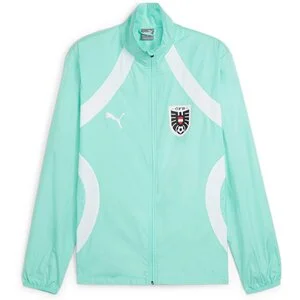 PUMA Herren_Blouson_OEFB_Prematch_Woven_Jacket 774172 007 ELECTRIC PEPPERMINT-PUMA W