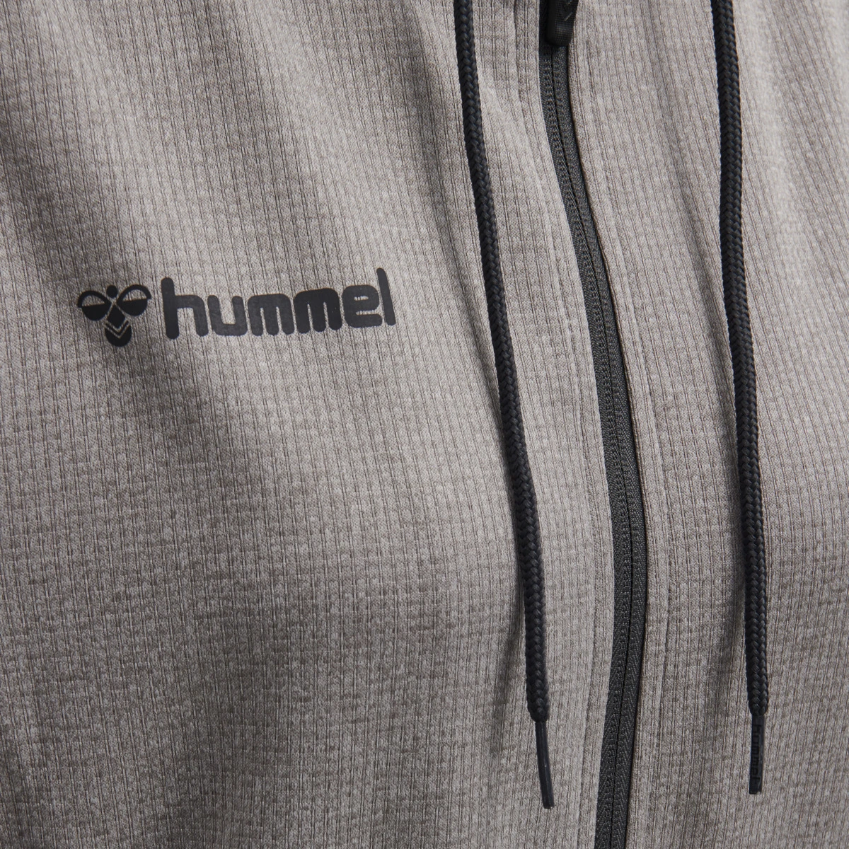 HUMMEL Damen_Kapuzensweat_hmlAUTHENTIC_POLY_ZIP 204939 2006 GREY MELANGE