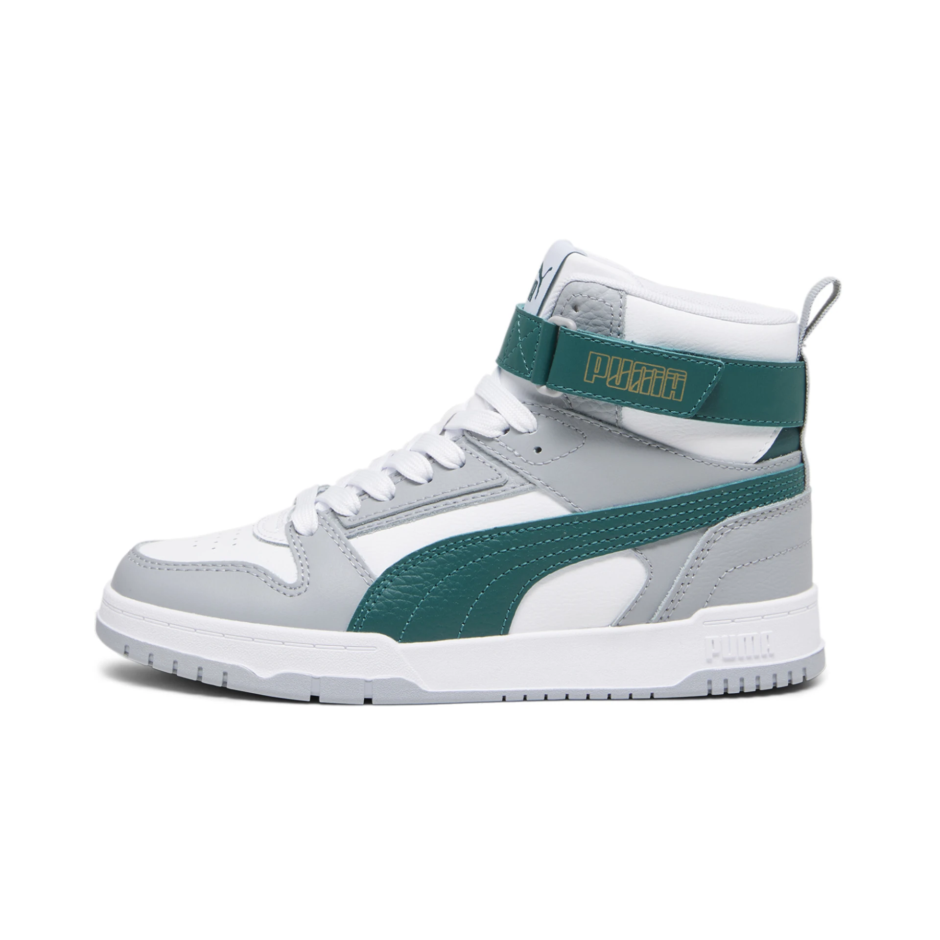 PUMA RBD_Game_Jr 386172 007 PUMA WHITE-MALACHITE-COOL 