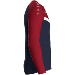 JAKO Herren Sweatshirt Sweat Iconic JAKO Herren_Sweatshirt_Sweat_Iconic A4T024HR8824 901 marine/chili rot