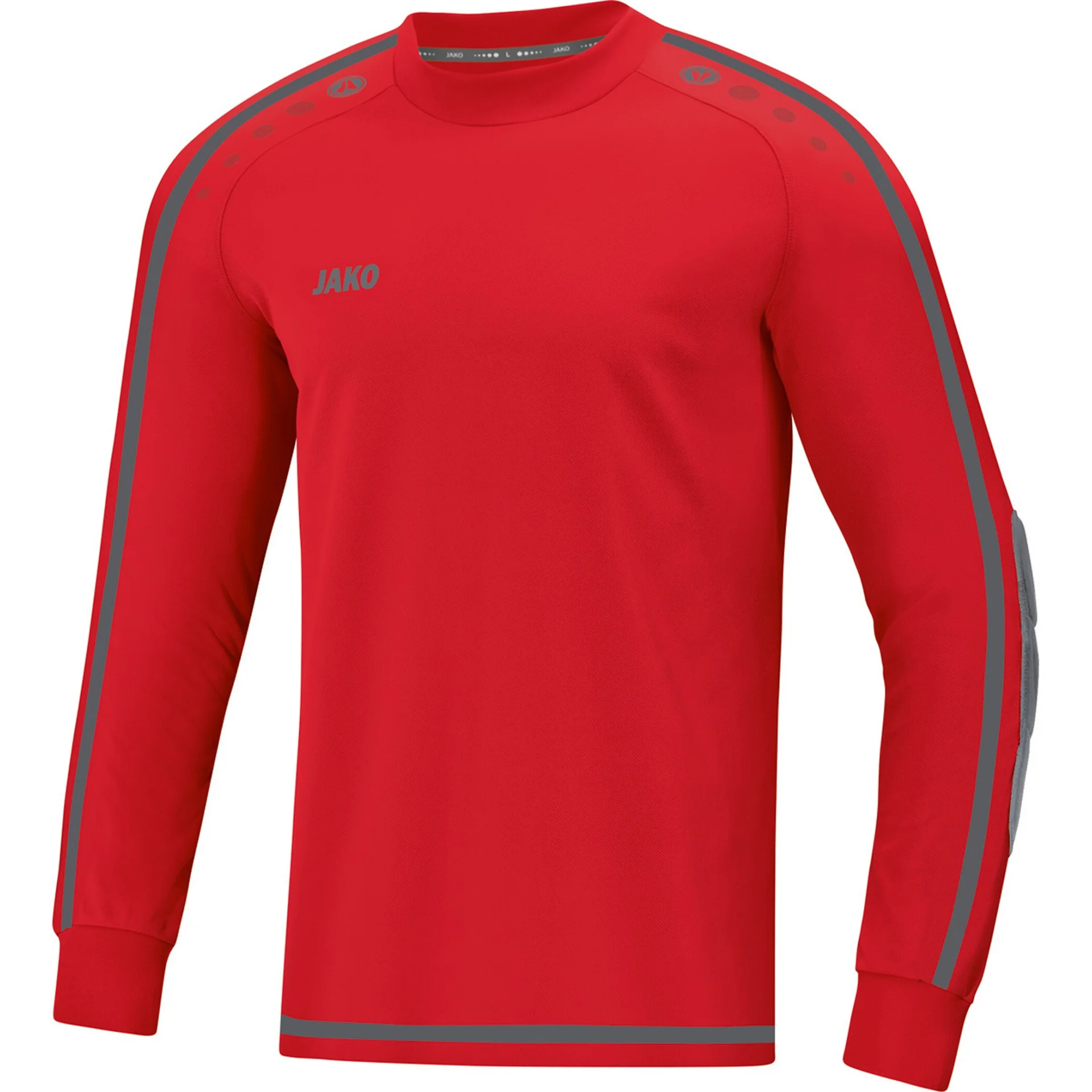 JAKO Fussball___Teamsport_Textil___Torwarttrikots_Striker_20_Torwarttrikot_Kids_Khaki 8905K 01 sportrot/anthrazit