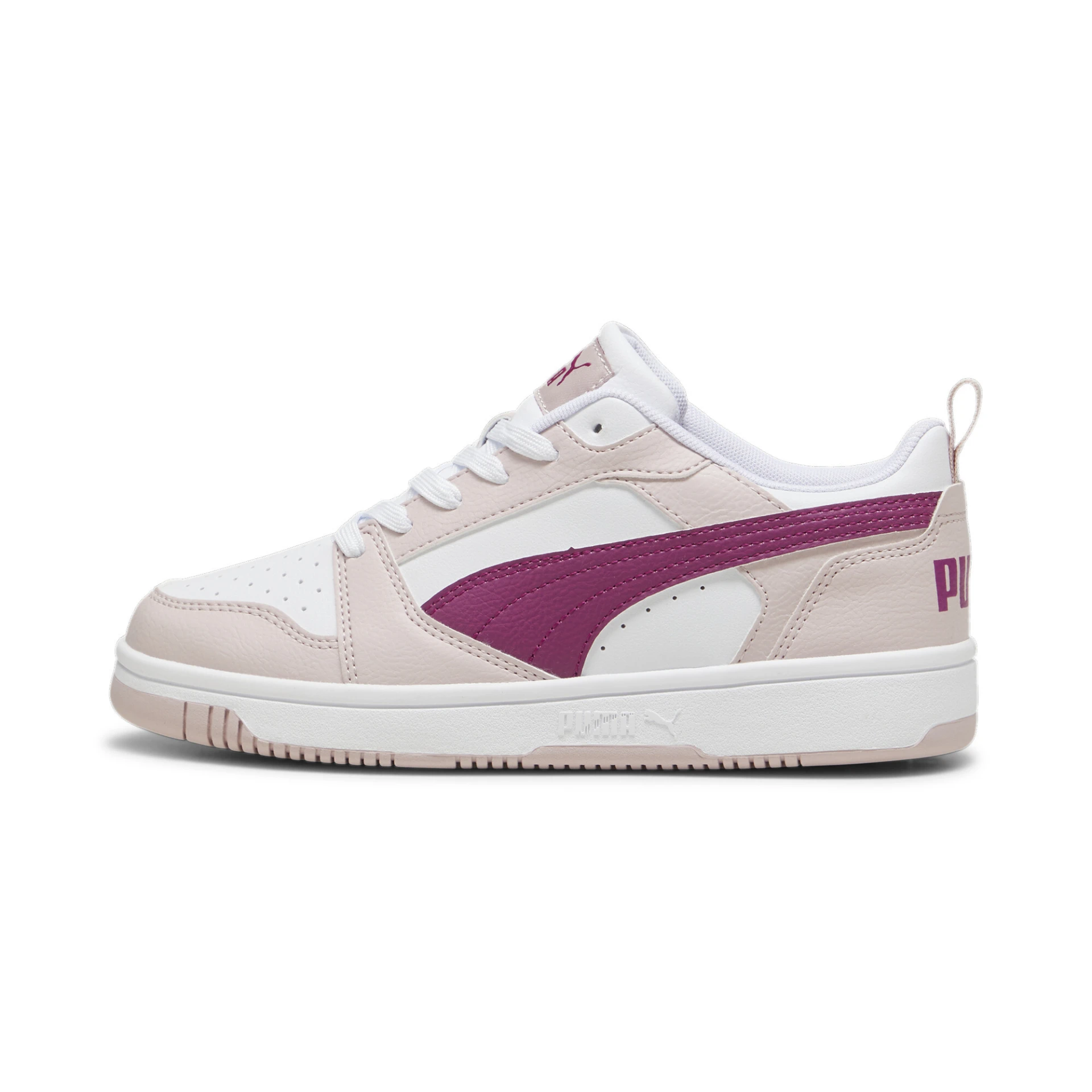 PUMA Puma_Rebound_V6_Lo_Jr 393833 014 Mauve Mist-Magenta Gleam-P