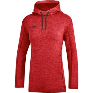 JAKO Damen_Kapuzensweat_Premium_Basics A4T023DA6729D 01 rot meliert