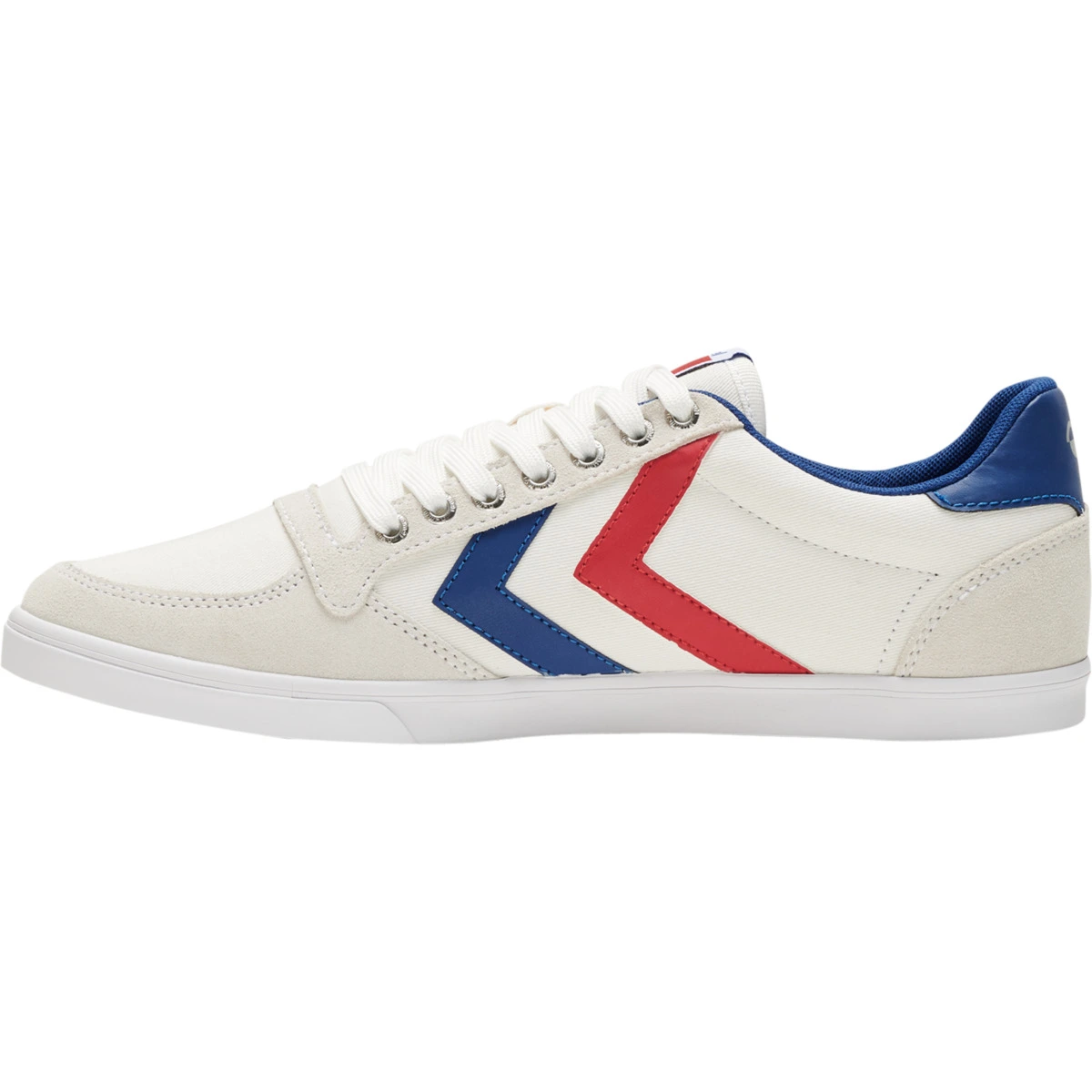 HUMMEL Herren_Freizeitschuhe_Slimmer_Stadil_Low 063512 9228 WHITE/BLUE/RED/GUM