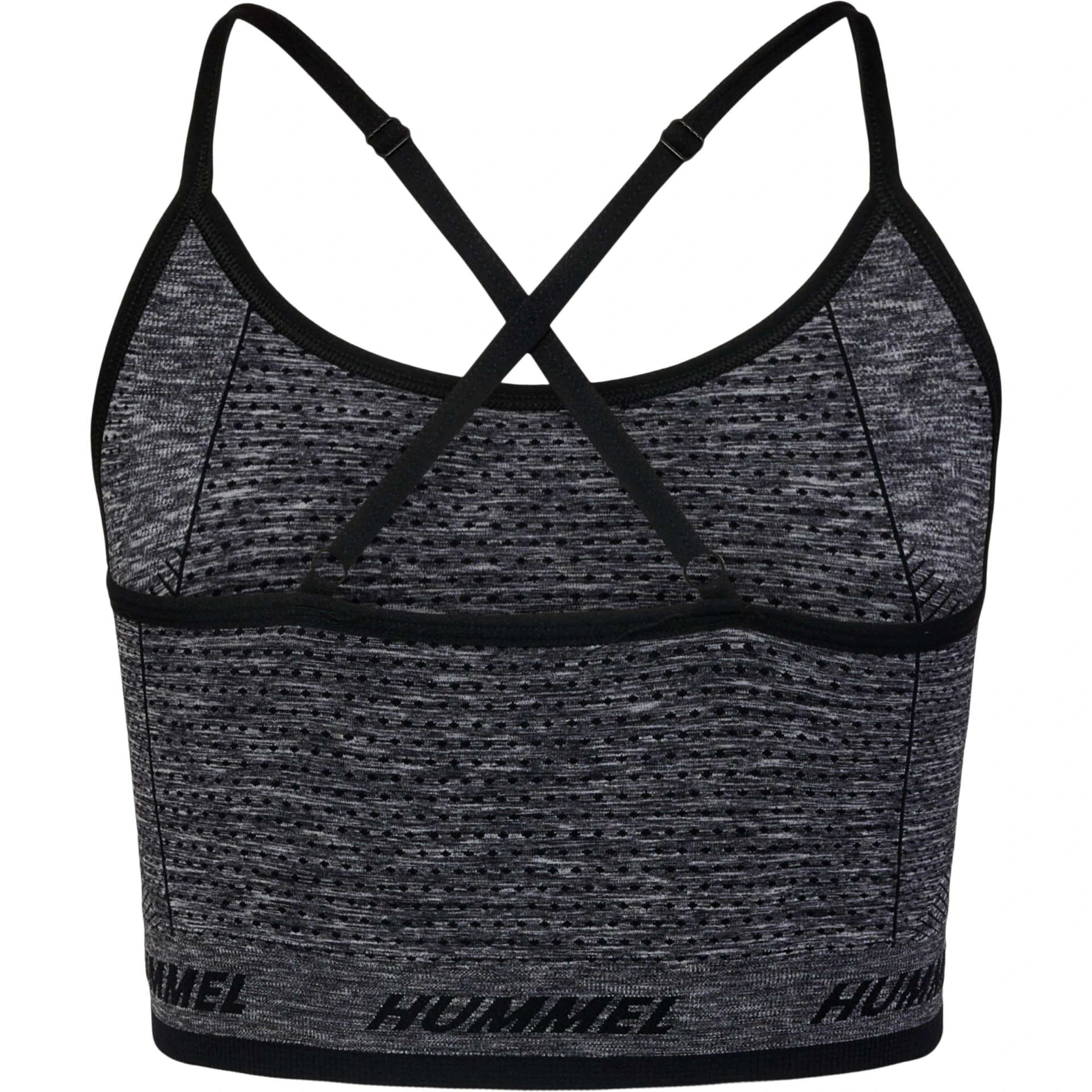 HUMMEL hmlTE_CAMI_SEAMLESS_SPORTS_TOP___BLACK_MELANGE___XS 219470 2508 BLACK MELANGE