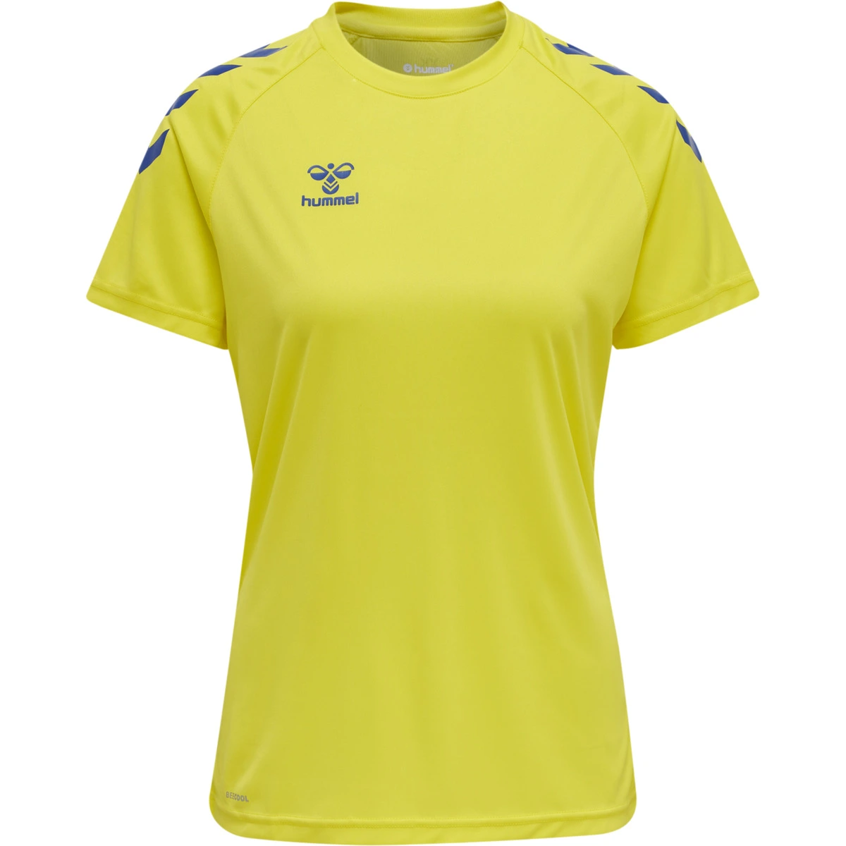 HUMMEL HUMMEL_Female_hmlCORE_XK_CORE_POLY_T_SHIRT_S_S_WOMAN 211944 5139 BLAZING YELLOW/TRUE BLUE