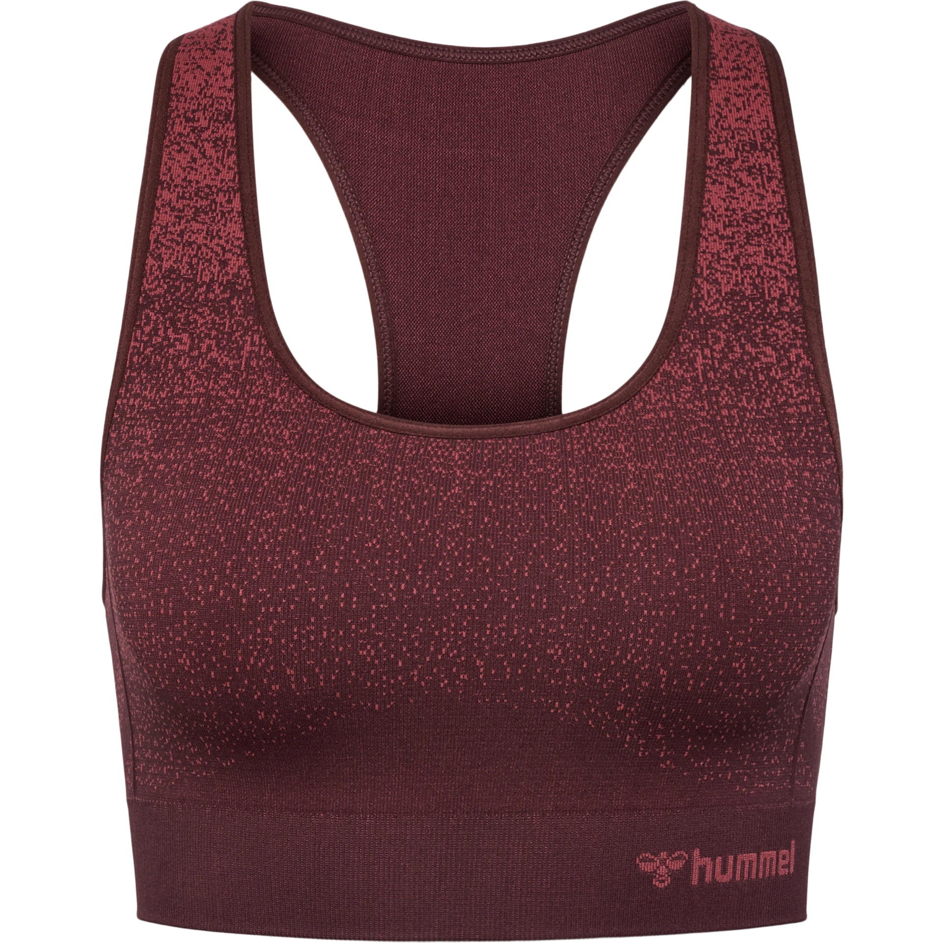 HUMMEL hmlMT_FADE_SEAMLESS_SPORTS_TOP___BITTER_CHOCOLATE_MINERAL_RED___S 221849 8133 BITTER CHOCOLATE/MINERAL 