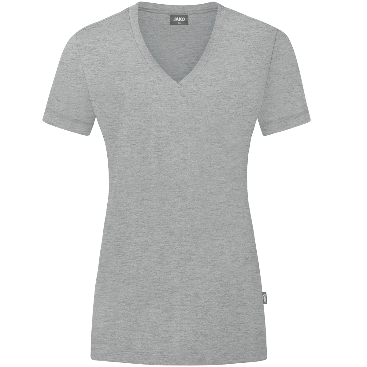 JAKO T_Shirt_Organic A4T023KIC6120K 520 hellgrau meliert