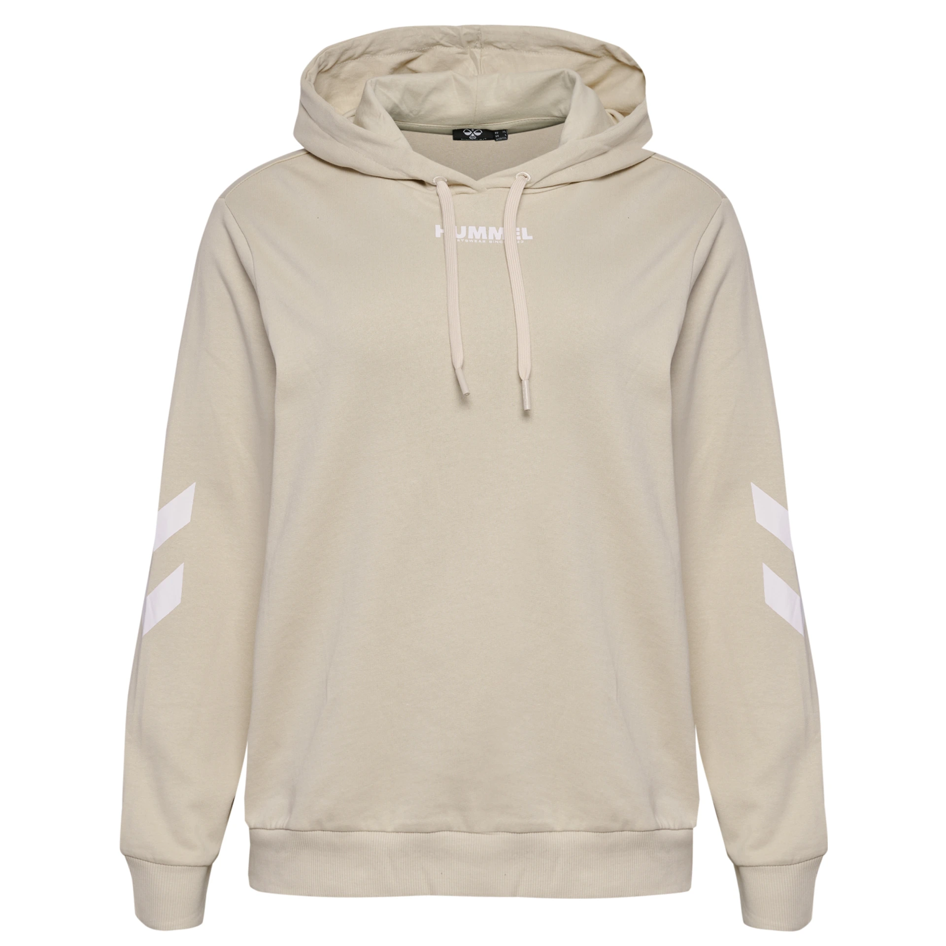 HUMMEL hmlLEGACY_WOMAN_HOODIE_PLUS 218411 1116 PUMICE STONE