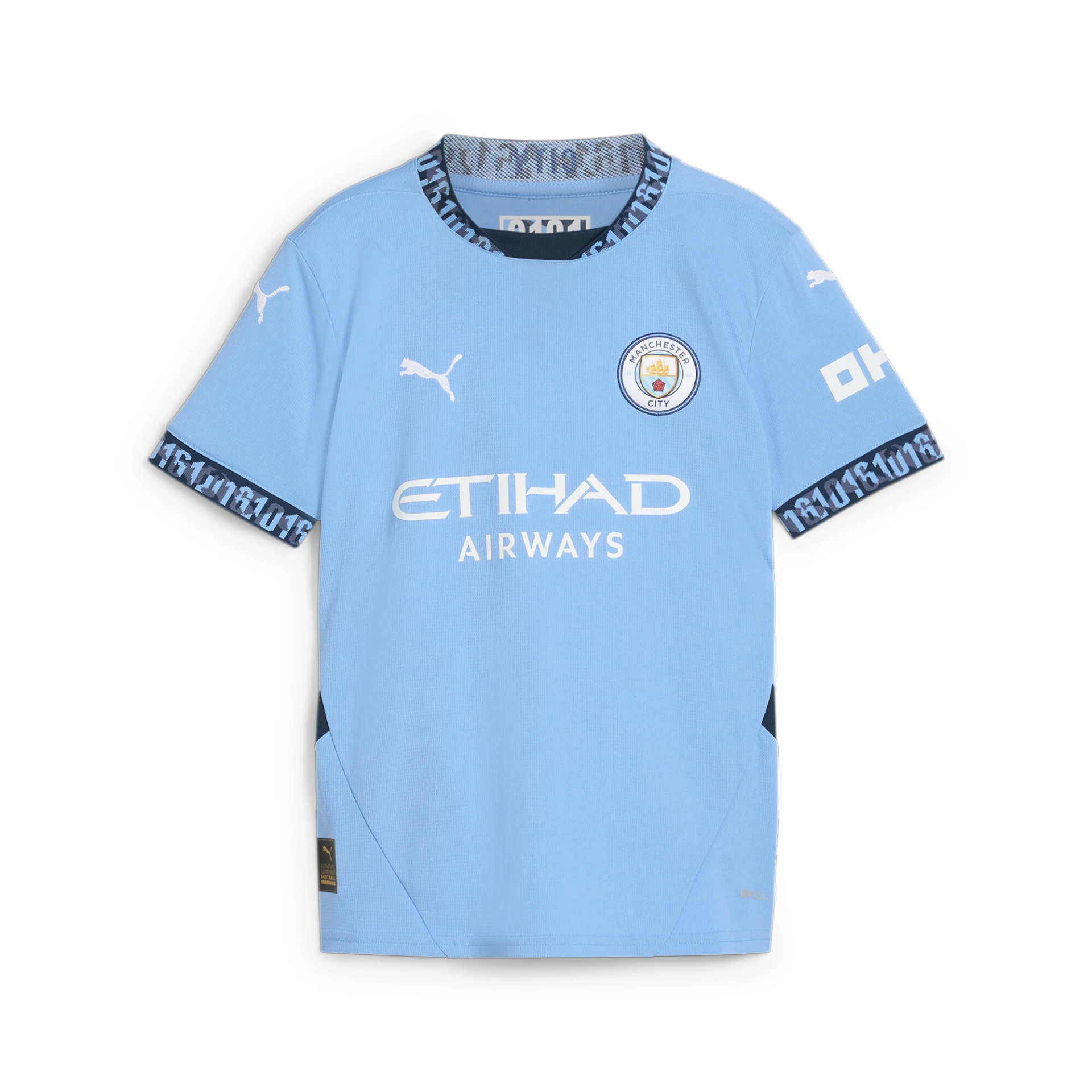 PUMA MCFC_Home_Jersey_Replica_Jr 775078 001 Team Light Blue-Marine Blu