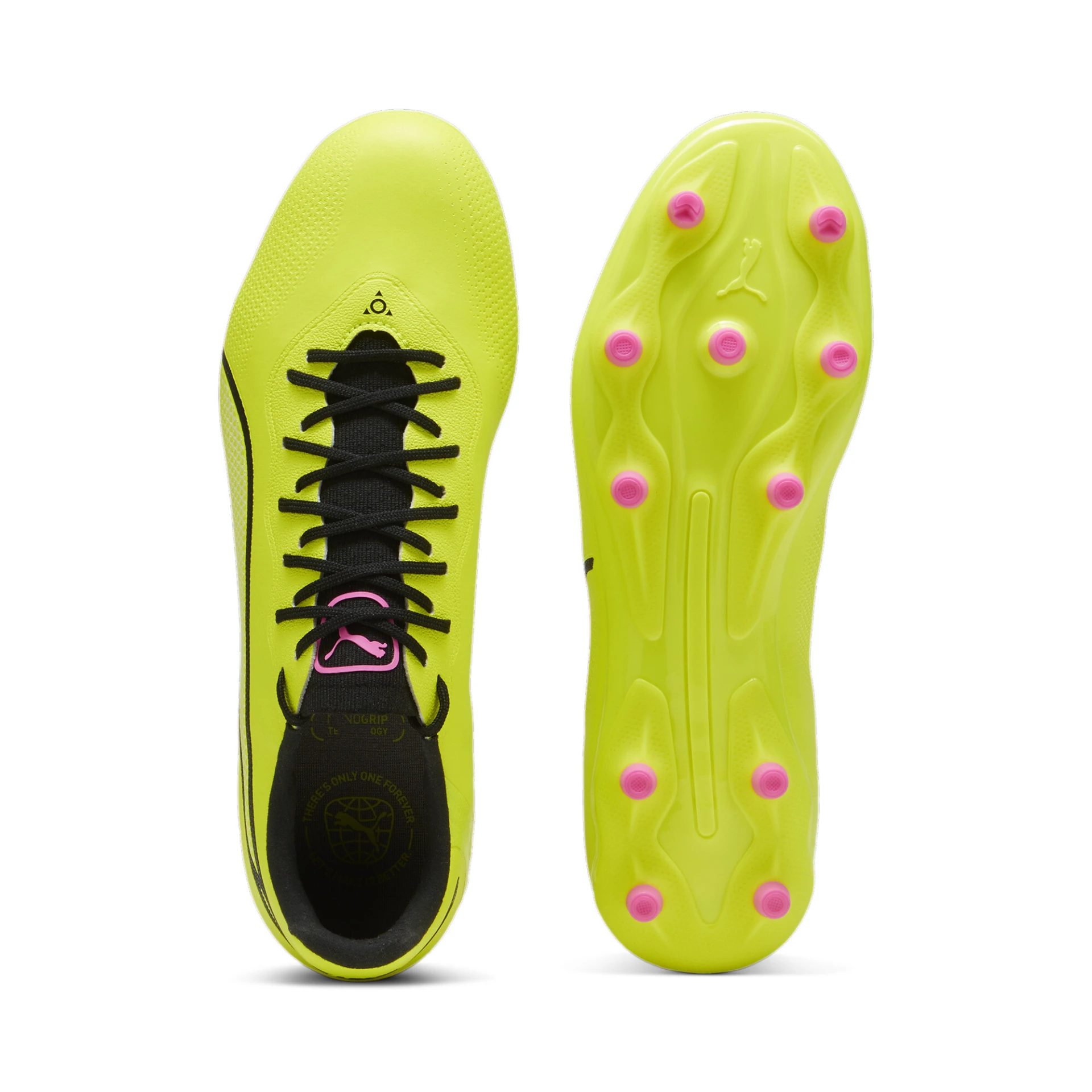 PUMA KING_PRO_FG_AG 107566 005 ELECTRIC LIME-PUMA BLACK-P